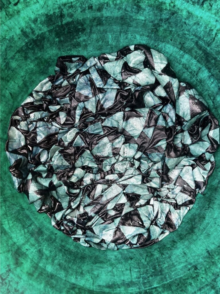Détail d'un tissu batik